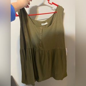 NEW! Sonoma Army green tank! 3X. Tags still on!